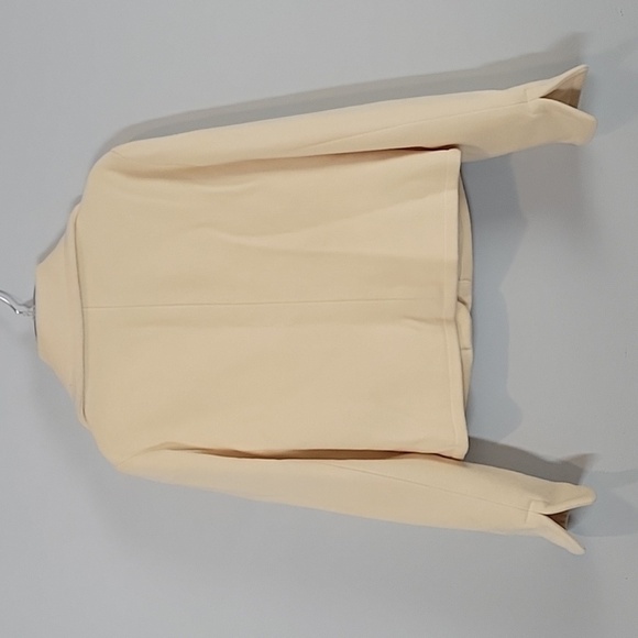 Lauren Ralph Lauren Cream Crop Wool Jacket - Picture 5 of 8